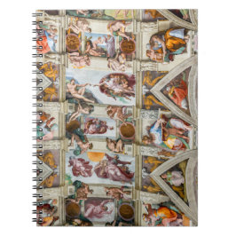 Sistine Chapel Michelangelo - Vatican, Rom, Italie Anteckningsbok