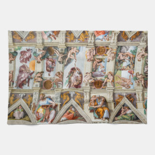 Sistine Chapel Michelangelo - Vatican, Rom, Italie Kökshandduk