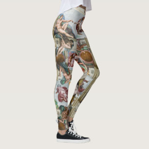 Sistine Chapel Michelangelo - Vatican, Rom, Italie Leggings