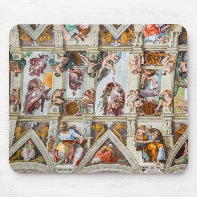 Sistine Chapel Michelangelo - Vatican, Rom, Italie Musmatta (Framsidan)