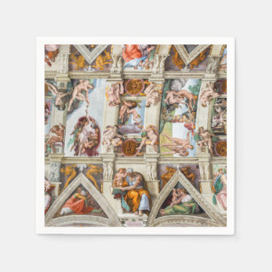 Sistine Chapel Michelangelo - Vatican, Rom, Italie Pappersservett