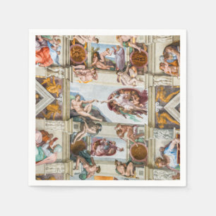 Sistine Chapel Michelangelo - Vatican, Rom, Italie Pappersservett