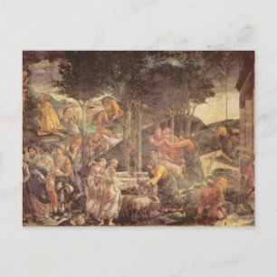 Sistine Chapel - Moses ungdom Vykort