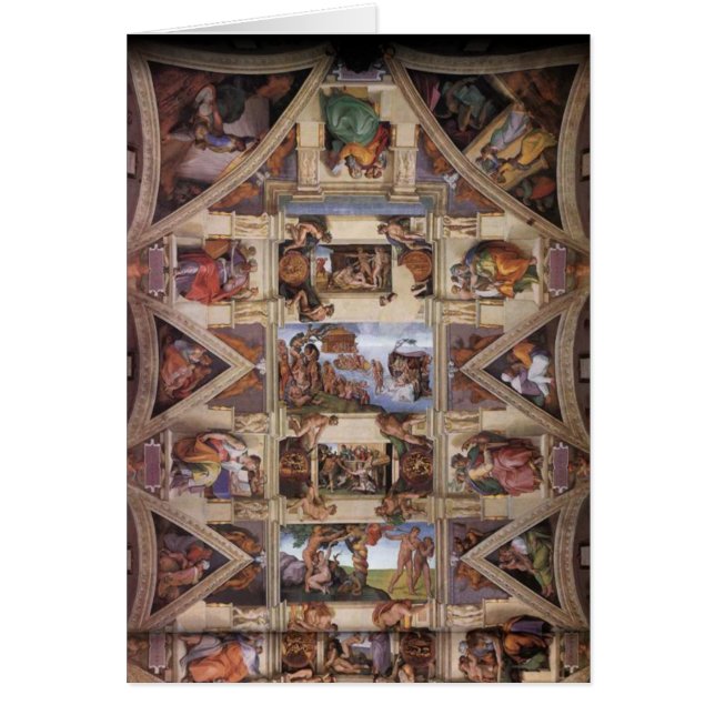 Sistine Chapel-tak Hälsningskort (Framsidan)
