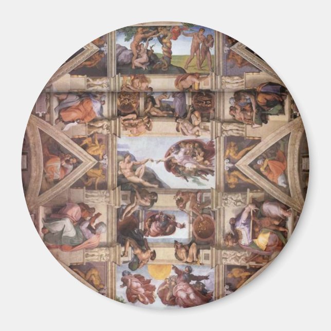 Sistine Chapel-tak Magnet (Framsidan)