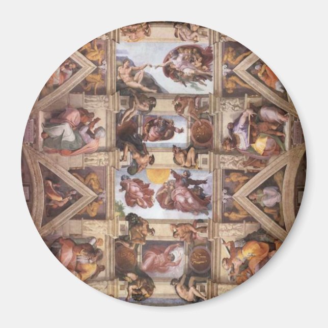 Sistine Chapel-tak Magnet (Framsidan)