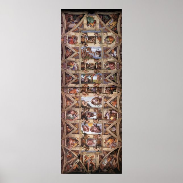Sistine Chapel-tak Poster (Framsidan)