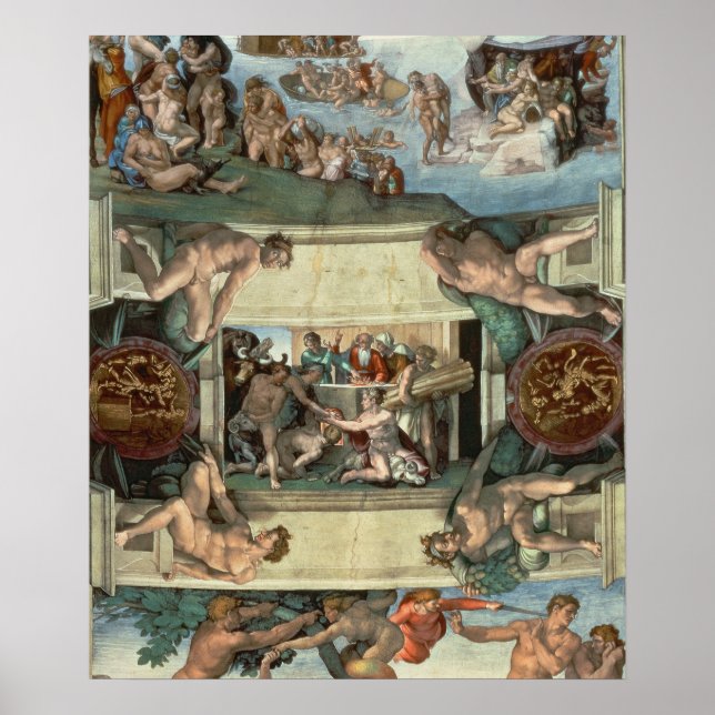 Sistine Chapel-tak Poster (Framsidan)