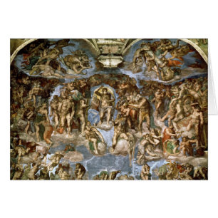 Sistine kapell: Den sist bedömningen, 1538-41 Hälsningskort