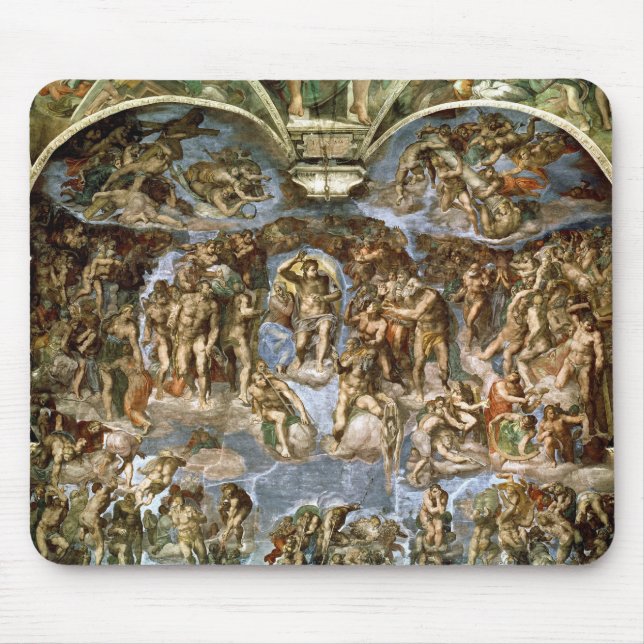 Sistine kapell: Den sist bedömningen, 1538-41 Musmatta (Framsidan)