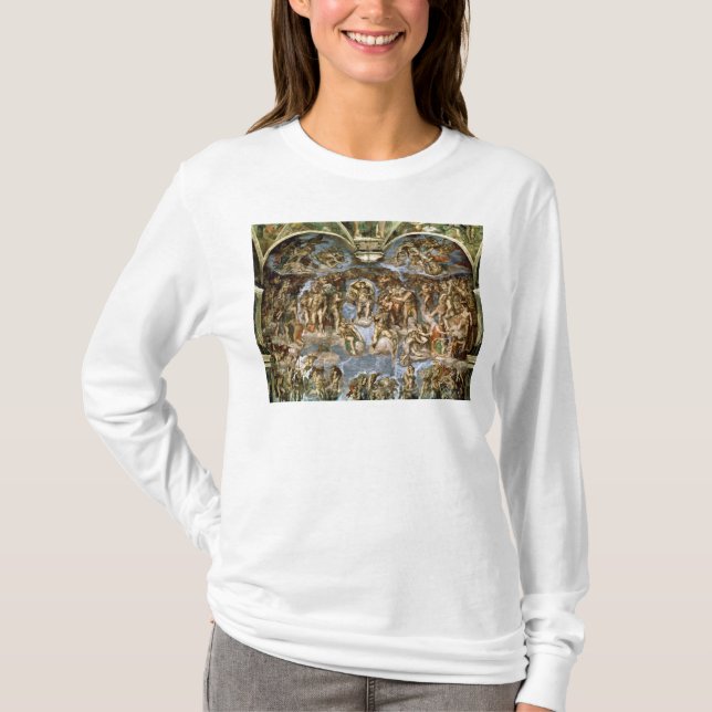 Sistine kapell: Den sist bedömningen, 1538-41 Tee Shirt (Framsida)