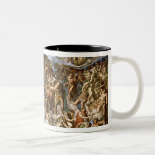 Sistine kapell: Den sist bedömningen, 1538-41 Två-Tonad Mugg