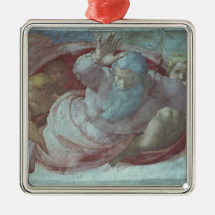 Sistine kapell julgransprydnad metall