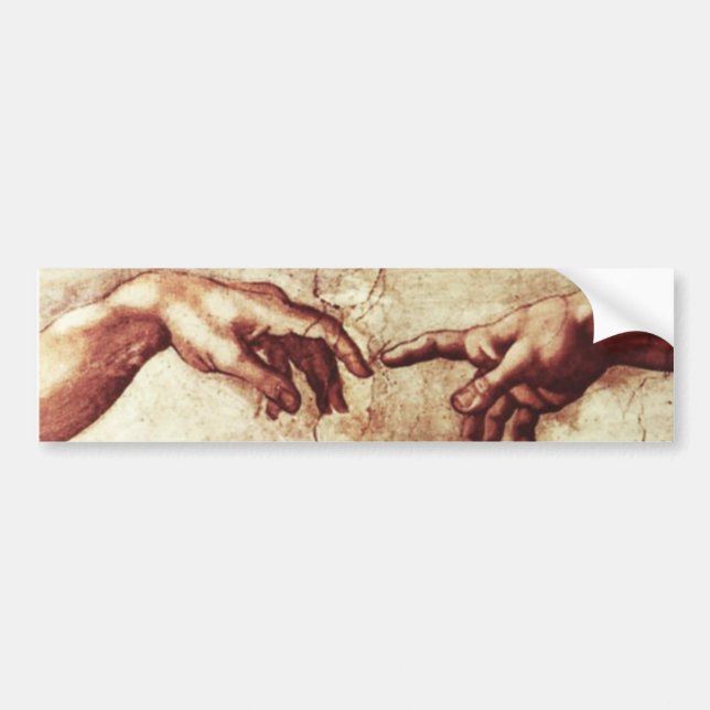 Sistine kapellskapelse av den Adam bildekalet Bildekal (Framsidan)