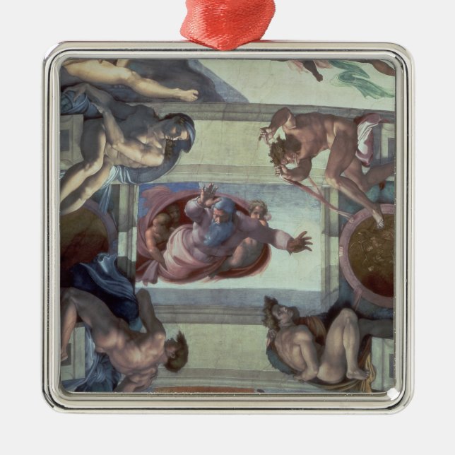 Sistine kapelltak 2 julgransprydnad metall (Framsidan)