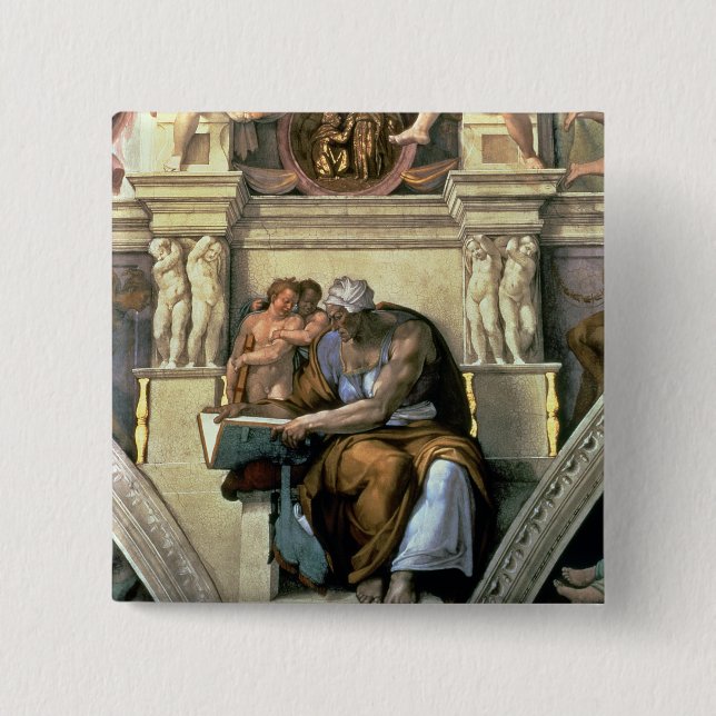 Sistine kapelltak: Cumaean Sibyl, 1510 Knapp (Framsida)