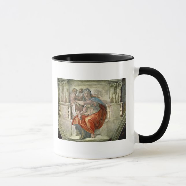 Sistine kapelltak: Delphic Sibyl Mugg (Höger)