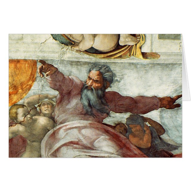 Sistine kapelltak hälsningskort (Framsidan Horizontal)