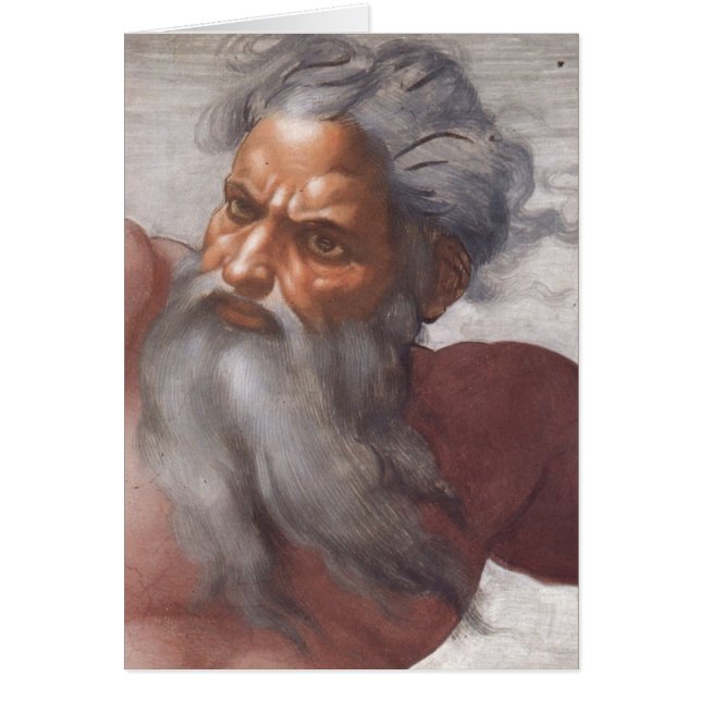 Sistine kapelltak hälsningskort (Framsidan)