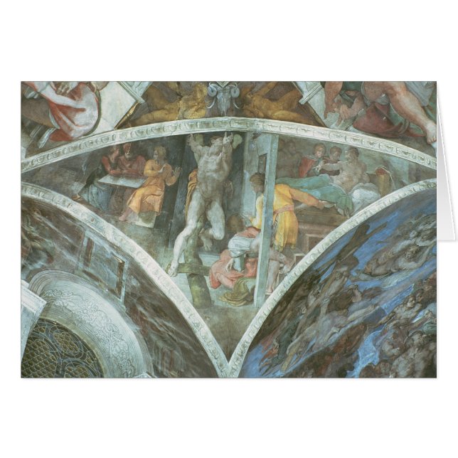 Sistine kapelltak: Haman Hälsningskort (Framsidan Horizontal)