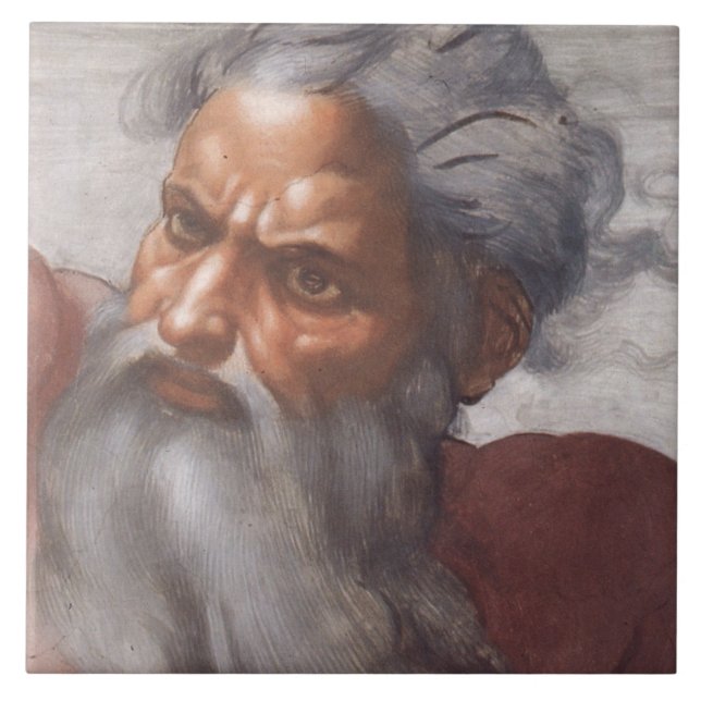 Sistine kapelltak kakelplatta (Framsidan)