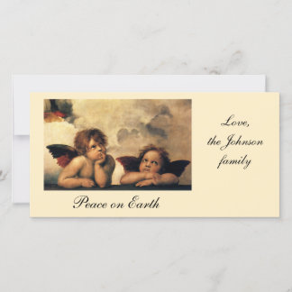 Sistine Madonna Änglar av Raphael Sanzio Julkort