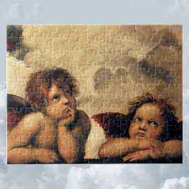 Sistine Madonna Änglar av Raphael Sanzio Pussel