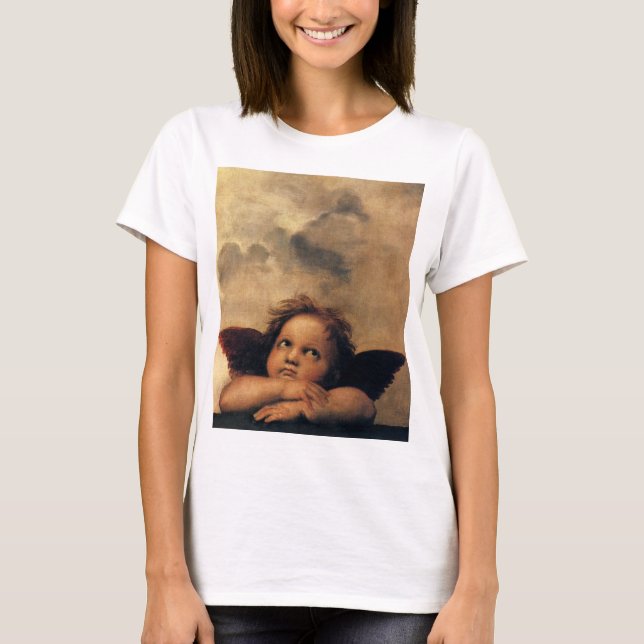 Sistine Madonna Änglar av Raphael Sanzio Tröja (Framsida)