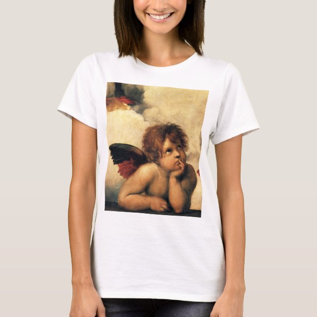Sistine Madonna Änglar av Raphael Sanzio Tröja (Framsida)