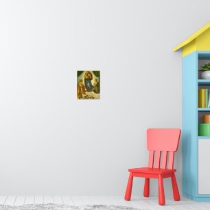 Sistine Madonna av Raphael Poster