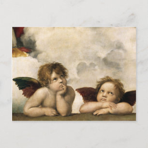 Sistine Madonna Detail, Raphael Vykort