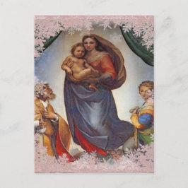 Sistine Madonna Helgdag Helg Vykort