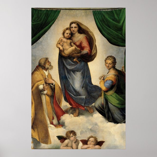 Sistine Madonna Poster (Framsidan)