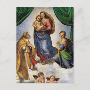 Sistine Madonna   Raphael   Vykort