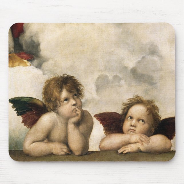 Sistine Madonna specificerar, Raphael Musmatta (Framsidan)