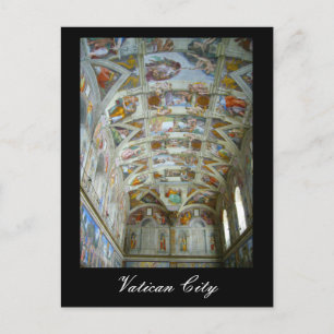 sistine vatican vykort