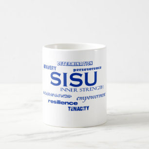 SISU ansikte maskstyrka för ljusstyrka Kaffemugg