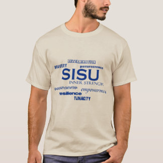 SISU ansikte maskstyrka för ljusstyrka T Shirt