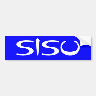 Sisu Bumperdekal Övre halvön MI Finland Bildekal