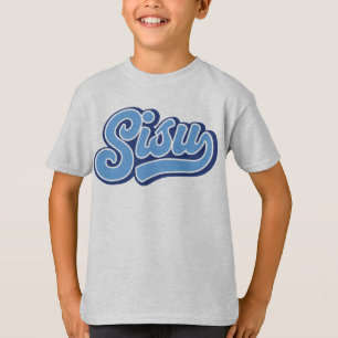Sisu finlandssvenskt tecken, Finland T-tröja T-shirt