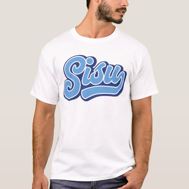 Sisu, finsk karaktär, Finland T-Shirt (Framsida)
