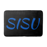 SISU Finsk Sauna Bath Mat (Svart; Alt Font)