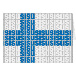 Sisu Flagg Pärmkort Hälsningskort