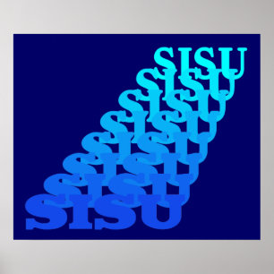 SISU genljuder skuggar in av AFFISCHEN för Poster