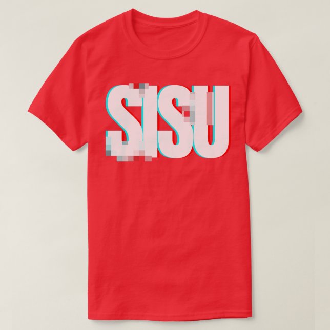 SISU Glitch T Shirt (Design framsida)