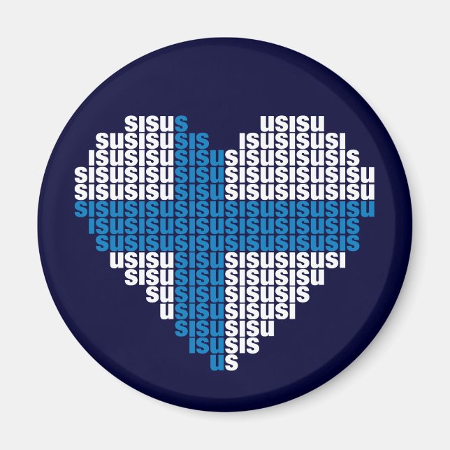 Sisu Heart Magnet (Framsidan)