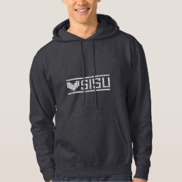 Sisu Heart Stickad 2 Mörk Hoodie