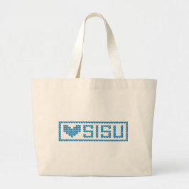 Sisu hjärtasticka 3 hänger lös 2 jumbo tygkasse