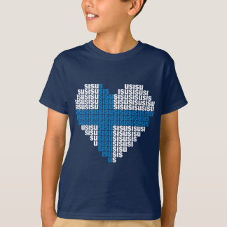 Sisu hjärtaunge T-tröja Tee Shirt