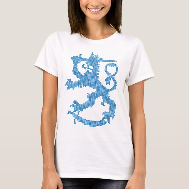 Sisu Lejon Women's Passande Långärmad T-shirt (Framsida)